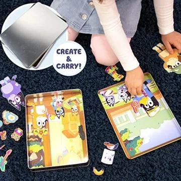 Bluey Magnetic Playset for Kids - Perfect for Travel & Fun