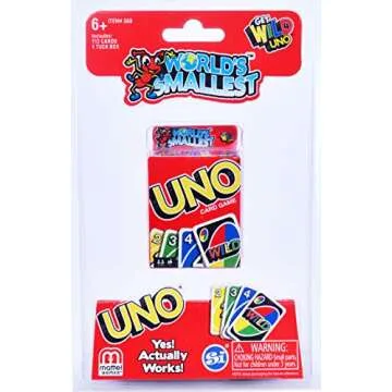 World's Smallest UNO Cards for On-the-Go Fun