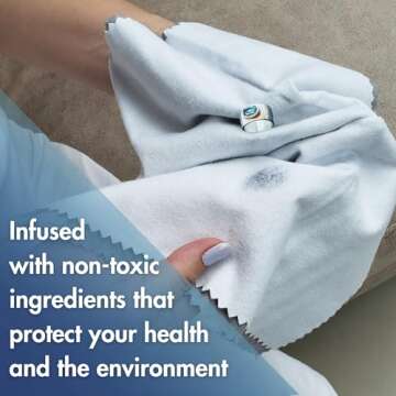 Pro Size Polishing Cleaning Cloth Pure Cotton Made in USA for Gold, Silver, and Platinum Jewelry, Ec...