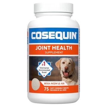 Nutramax Cosequin Maximum Strength Joint Health Supplement for Dogs - Glucosamine, Chondroitin, MSM ...