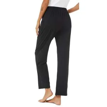 AvaCostume Women's Stylish Yoga Pants - Lightweight Lounge Trousers with Pockets