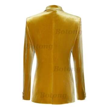 Botong Women's Velvet 2 Piece Suit for Office & Events