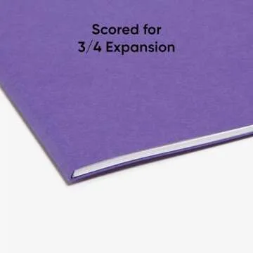 Smead Assorted Jewel Tone File Folders - 100 Count