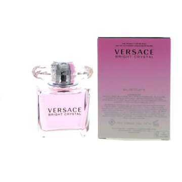 Versace Bright Crystal Eau de Toilette Spray for Women, 1.0 Fluid Ounce