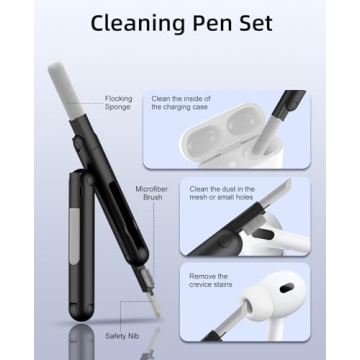 TiMOVO Case for AirPods Pro 3 with Secure Lock Clip