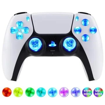 Enhance PS5 Controller with Multi-Color DTF LED Kit