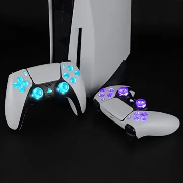 Enhance PS5 Controller with Multi-Color DTF LED Kit