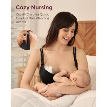 Momcozy Pumping Bra: Hands-Free Nursing & Pumping Solution