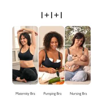 Momcozy Pumping Bra: Hands-Free Nursing & Pumping Solution