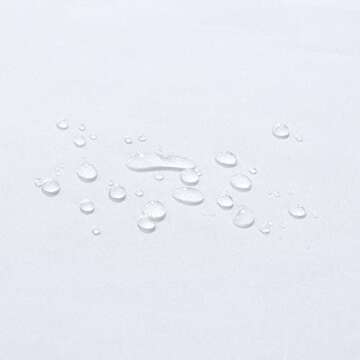 MVSUTA Ruffled White Modern Polyester Fabric Shower Curtain,Waterproof Decoratived Farmhouse Shower ...