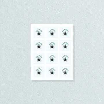 120 Labels Personalized and Custom Design Vinyl Stickers Removable Waterproof UV Resistant Any Shape and Size with Your Logo Text Image