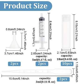 BENECREAT 10 Pack 18ml 0.6oz Small Travel Squeeze Bottles Refillable Makeup Foundation Container Tra...