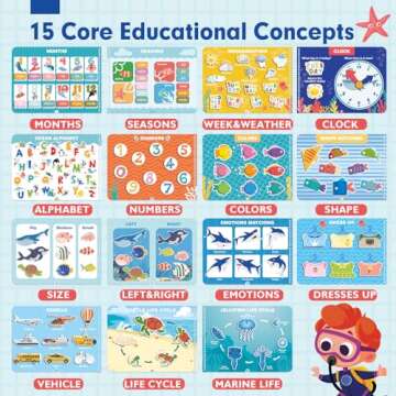 hahaland Busy Book for Toddlers 3-5 - Preschool Learning Activities Toys for Toddlers Ages 2-4 Years...