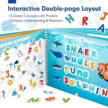 hahaland Busy Book for Toddlers - Learning Fun in 15 Concepts