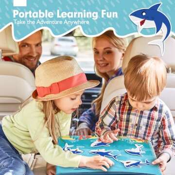 hahaland Busy Book for Toddlers 3-5 - Preschool Learning Activities Toys for Toddlers Ages 2-4 Years - Montessori Toys for 2 3 Year Old - 27 Pages 15 Educational Concepts