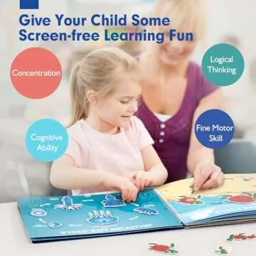 hahaland Busy Book for Toddlers - Learning Fun in 15 Concepts