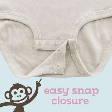 Apericots Cute Baby Short Sleeve Bodysuit, 100% Cotton: Future Jedi (0-18 months)