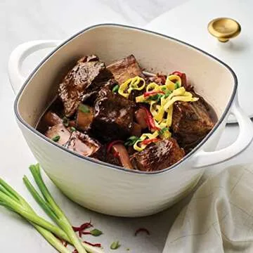 Prisma Enameled Cast Iron Covered Dutch Oven 7 Qt