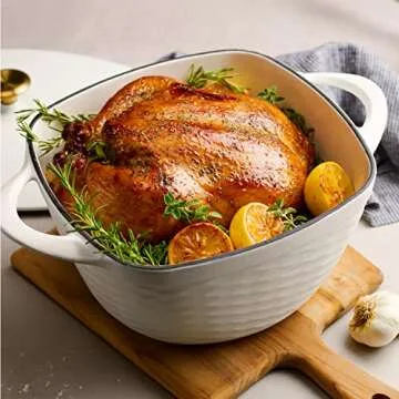 Prisma Enameled Cast Iron Covered Dutch Oven 7 Qt