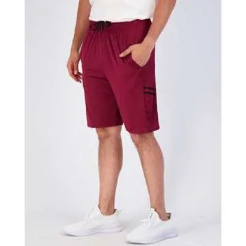 Real Essentials Men's Dry Fit Shorts for Gym and Sports