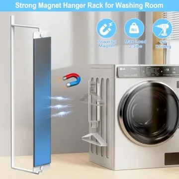 Magnetic Hanger Organizer for Laundry Room Space Saving