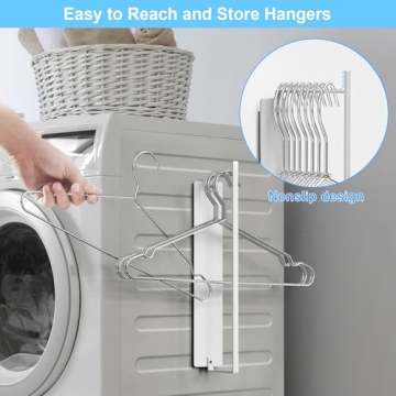 Magnetic Hanger Organizer for Laundry Room Space Saving
