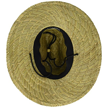 Brooklyn Athletics Men’s Classic Straw Sun Beach Hat - Wide Brim