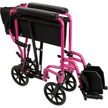 Lightweight Folding Transport Wheelchair - ProBasics 19 inch Seat