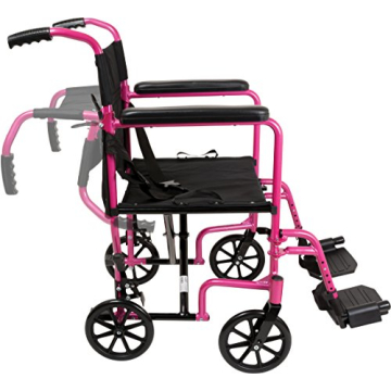 Lightweight Folding Transport Wheelchair - ProBasics 19 inch Seat