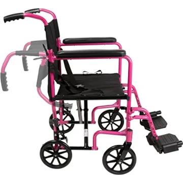 Lightweight Folding Transport Wheelchair - ProBasics 19 inch Seat