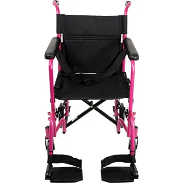 Lightweight Folding Transport Wheelchair - ProBasics 19 inch Seat
