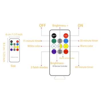 Bird Table Lamp with Touch Control & Timer Function
