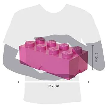 Room Copenhagen 8 LEGO Brick Box, Bright Pink - Creative Storage Solution