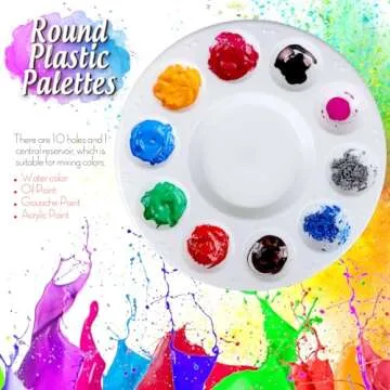 FANDAMEI Paint Brushes & Palette Set for Creative Art