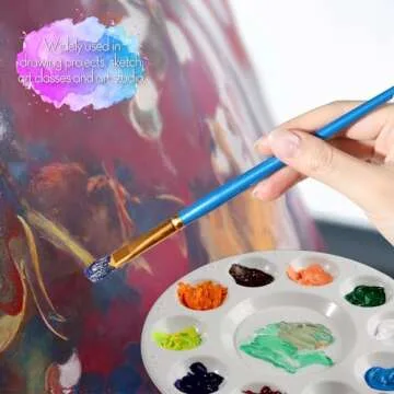 FANDAMEI Paint Brushes & Palette Set for Creative Art
