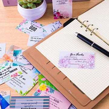 BRYTEFY 100 Prayer Cards for Women with Assorted Bible Verses, Mini Scripture Cards for Women’s Bible Studies, Inspirational Religious Christian Gifts for Women