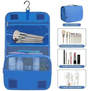 BAGAIL 10 Set Packing Cubes Various Sizes Packing Organizer for Travel Accessories Luggage Carry On Suitcase (10-Blue)