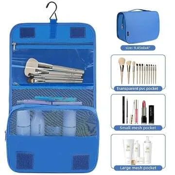 BAGAIL 10 Set Packing Cubes Various Sizes Packing Organizer for Travel Accessories Luggage Carry On Suitcase (10-Blue)