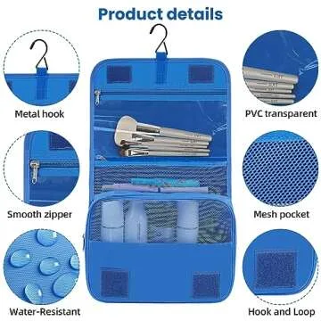 BAGAIL 10 Set Packing Cubes Various Sizes Packing Organizer for Travel Accessories Luggage Carry On Suitcase (10-Blue)