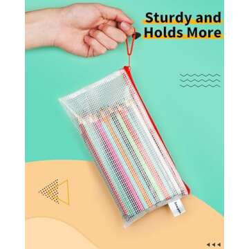 Smarpau 24PCS Colorful Pencil Pouches for All Ages