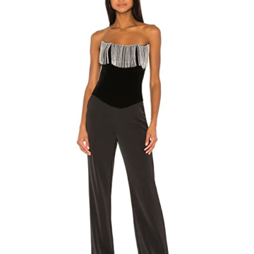 FOSUEIT Women's Rhinestone Bustier Crop Top for Fashion Nights