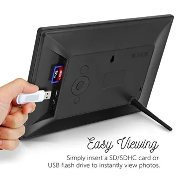 Aluratek 10" Digital Photo Frame with 4GB Built-In Memory