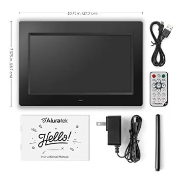 Aluratek 10" Digital Photo Frame with 4GB Built-In Memory