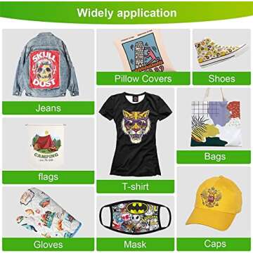 CenDale DTF Transfer Film - A3 (11.7" x 16.5") 30 Sheets Double-Sided Matte Clear PreTreat Sheets- PET Heat Transfer Paper for DYI Direct Print on T-Shirts Textile