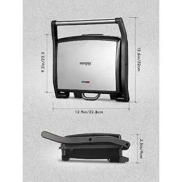 Yabano Panini Press Grill - Quick & Easy Gourmet Sandwich Maker