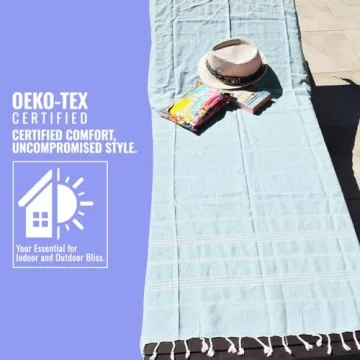 Extra Large Turkish Beach Towel Quick Dry Sand Free for All Ages