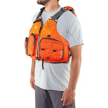 NRS Chinook OS Fishing Lifejacket - Safety & Comfort