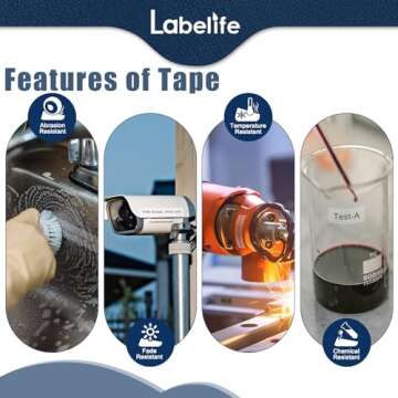 Labelife Compatible 24mm Label Tape Replacement for Brother P Touch Tze TZ Tape 24mm 0.94 Laminated Clear TZe-151 TZe151 1 Inch for Ptouch PTD600 PT-P710BT PT-P750W Label Maker, 4 Pack Black on Clear