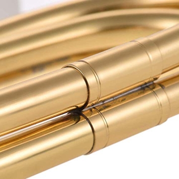 Liyafy Brass Cavalry Bugle for Musicians and Costumes