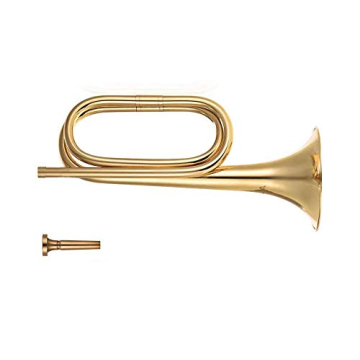 Liyafy Brass Cavalry Bugle for Musicians and Costumes